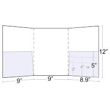 Tri Panel Folders
