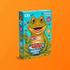 Cereal with Frog on Box